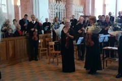 Concert Johannespassion in en dubbelconcert Bach, Loppersum 2015