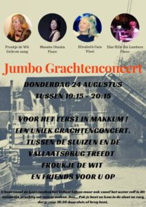 Grachtenconcert Makkum augustus 2017